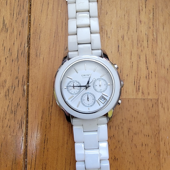 Dkny Other - DKNY White Ceramic Watch